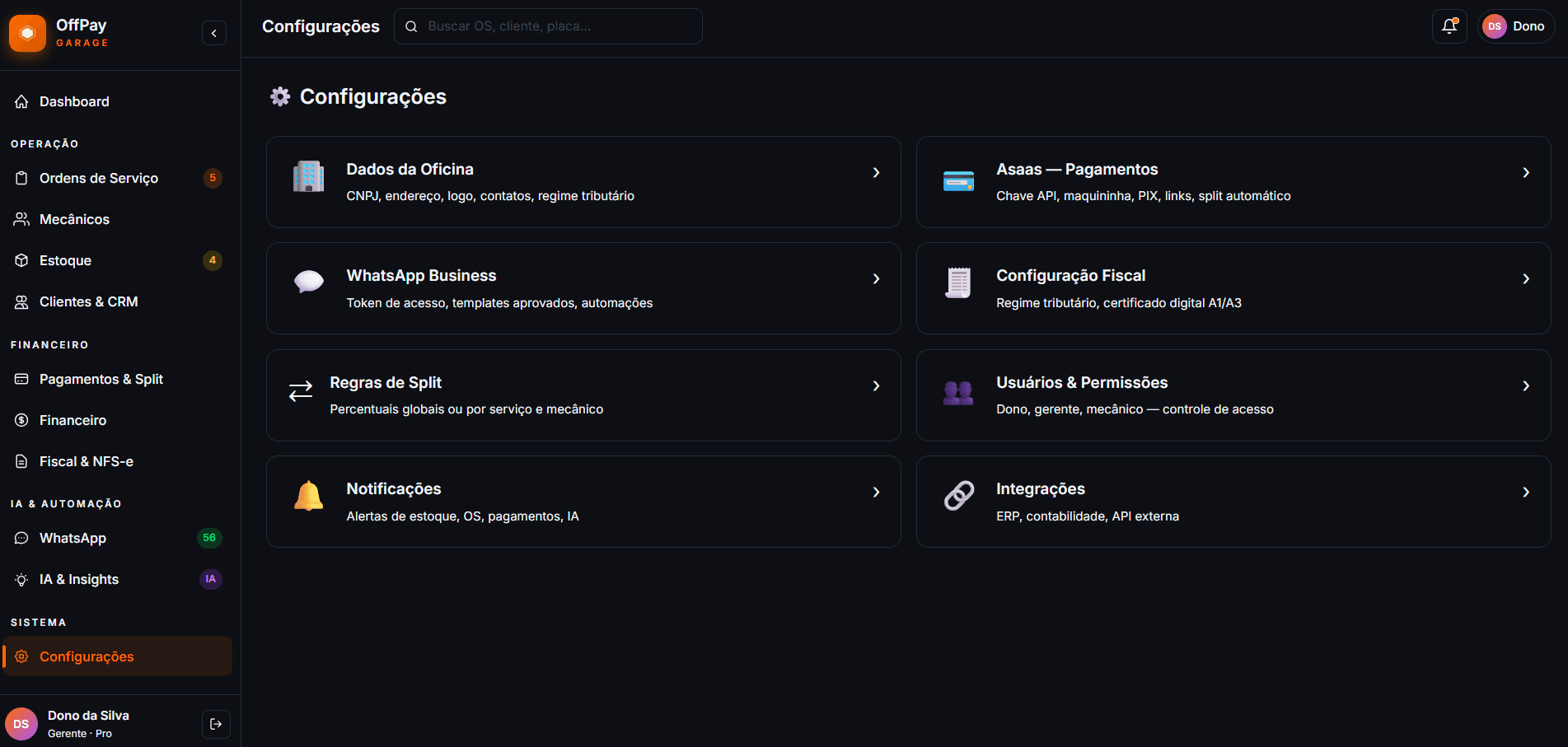 Gestão de Oficina — imagem 10